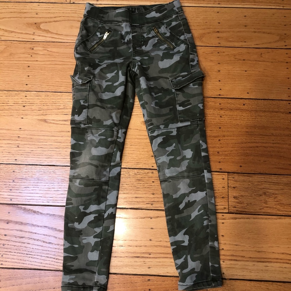 Justice camo cargo pants